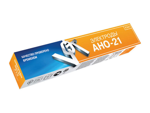 Электроды АНО-21 ф 4мм (уп. 1,0 кг) ("Вистек", Украина) - фото 1 - id-p199811642