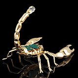 Сувенир «Скорпион», 9×7×6 см, с кристаллами, фото 3