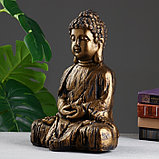 Фигура "Будда молится" бронза, 33х23х18см, фото 2