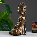 Фигура "Будда молится" бронза, 33х23х18см, фото 3