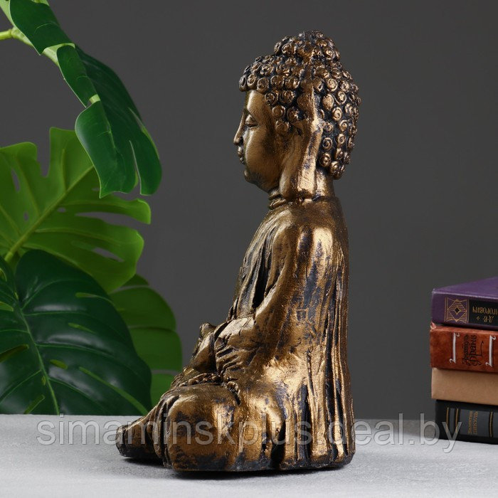 Фигура "Будда молится" бронза, 33х23х18см - фото 3 - id-p199797921