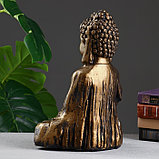 Фигура "Будда молится" бронза, 33х23х18см, фото 4