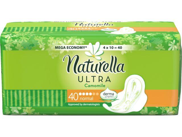 Прокладки гигиен. Ultra Normal Квадро Ромашка 40 шт. Naturella