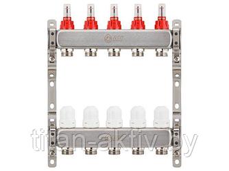 Коллекторная группа AVE136, 5 вых., AV Engineering (Для теплого пола и водоснабжения)