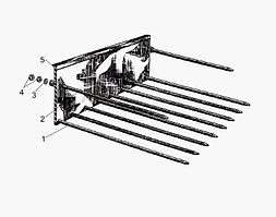 Вилы сельскохозяйственные для погрузчика П10М
