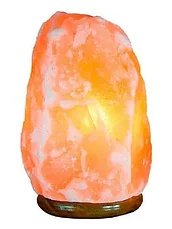 Солевая лампа Скала 2-3кг - светильник-ночник с диммером, фото 3