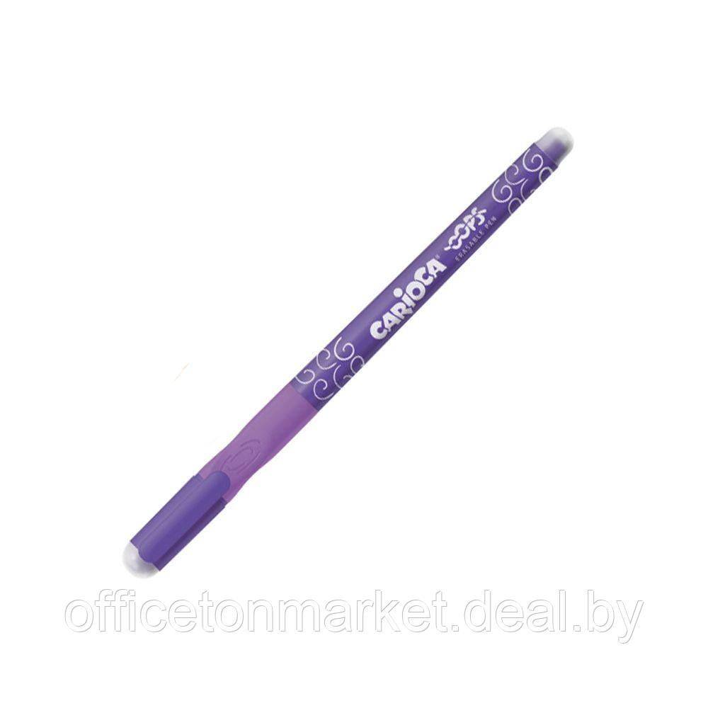 Ручка капиллярная-гелевая "Oops", 0.7 мм, фиолетовый, стерж. фиолетовый - фото 1 - id-p199819349