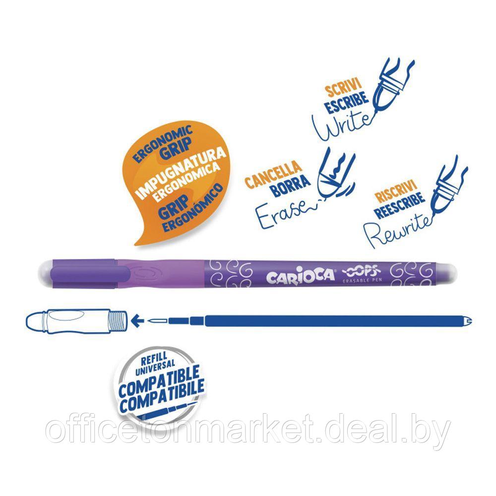 Ручка капиллярная-гелевая "Oops", 0.7 мм, фиолетовый, стерж. фиолетовый - фото 2 - id-p199819349