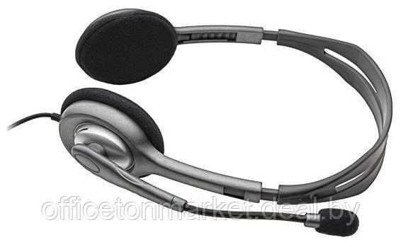 Наушники с микрофоном Logitech "Stereo Headset H111" - фото 2 - id-p199279964