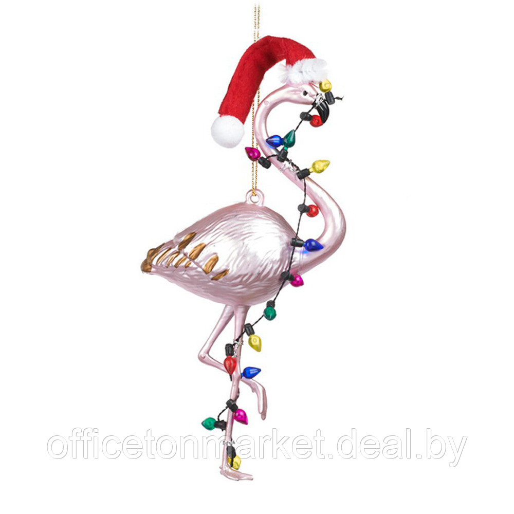 Украшение новогоднее "Фламинго", разноцветный - фото 1 - id-p197931718