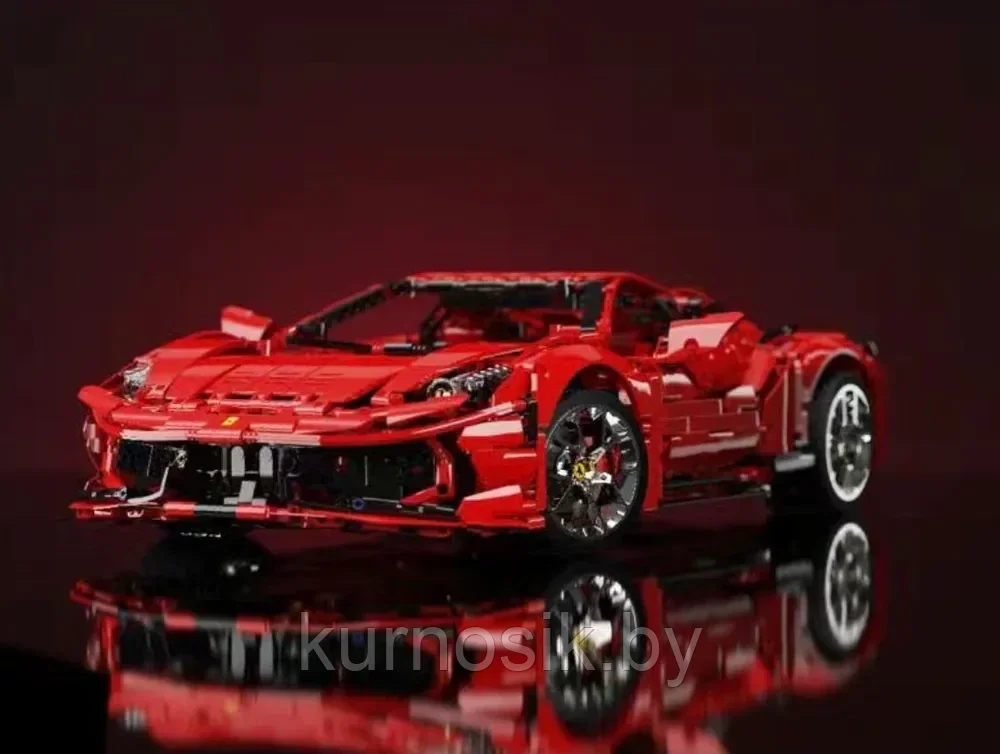 Конструктор 10304 King Спортивный автомобиль Ferrari 458 Italia, 3380 деталей - фото 3 - id-p199826799