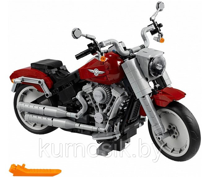 Конструктор 40004 King Мотоцикл Harley Davidson Fat Boy, 1251 деталь - фото 2 - id-p199831657