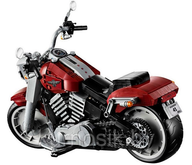 Конструктор 40004 King Мотоцикл Harley Davidson Fat Boy, 1251 деталь - фото 3 - id-p199831657