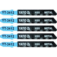 Пилки для электролобзика по металлу 50x75x1,0мм 21TPI (5шт) "Yato" YT-3412