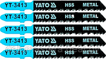 Пилки для электролобзика по металлу 50x75x1,0мм 12TPI (5шт) "Yato" YT-3413