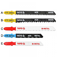Пилки для электролобзика (5шт) "Yato" YT-3445