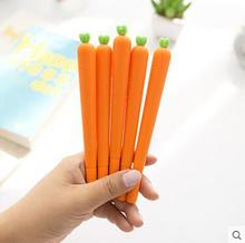 Ручка гелевая сквиж"Морковь"