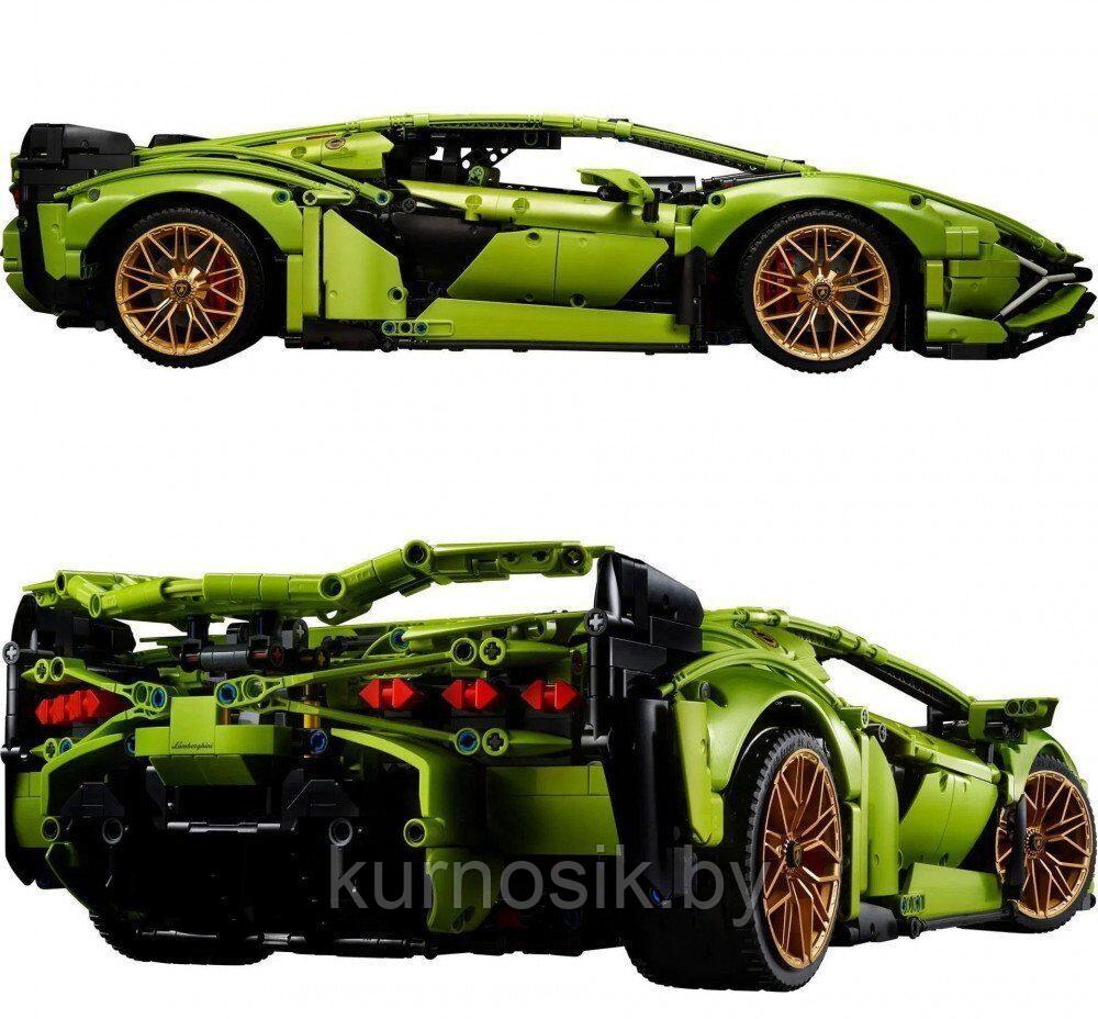 Конструктор 81196 King Автомобиль Lamborghini Sián FKP 37, 3696 деталей - фото 2 - id-p199839342