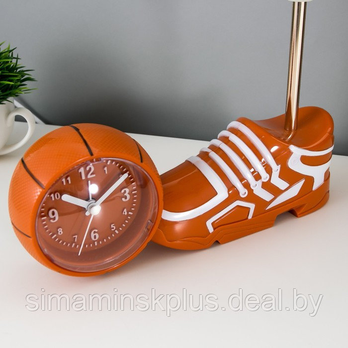 Настольная лампа "Баскетбол" E14 15Вт оранжево-белый 6х30х32,5 см - фото 7 - id-p199848849