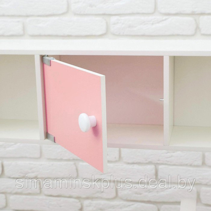 Игровая мебель «Кухонный гарнитур», световые и звуковые эффекты, цвет розовый, интерактивная панель - фото 5 - id-p199848741