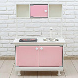 Игровая мебель «Кухонный гарнитур», световые и звуковые эффекты, цвет розовый, интерактивная панель, фото 9