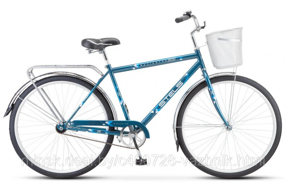 Велосипед Stels Navigator 300 Gent 28" Z010 2022 (малиновый) - фото 2 - id-p199850236