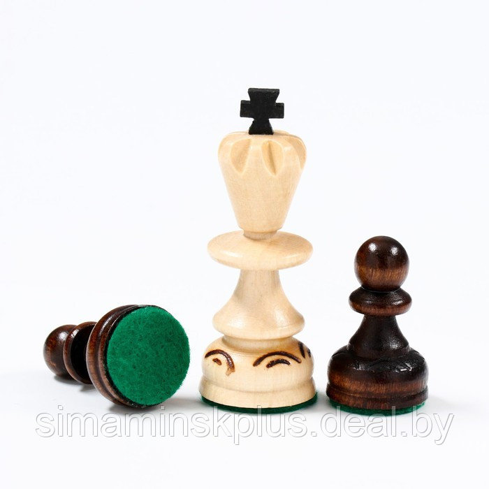 Шахматы "Жемчуг", 28 х 28 см, король h-6.5 см, пешка h-3 см - фото 4 - id-p199849516