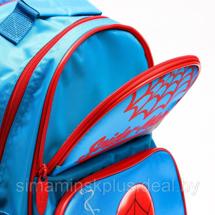 Рюкзак школьный с эргономической спинкой, 37х26х15 см, Человек-паук - фото 8 - id-p199850446