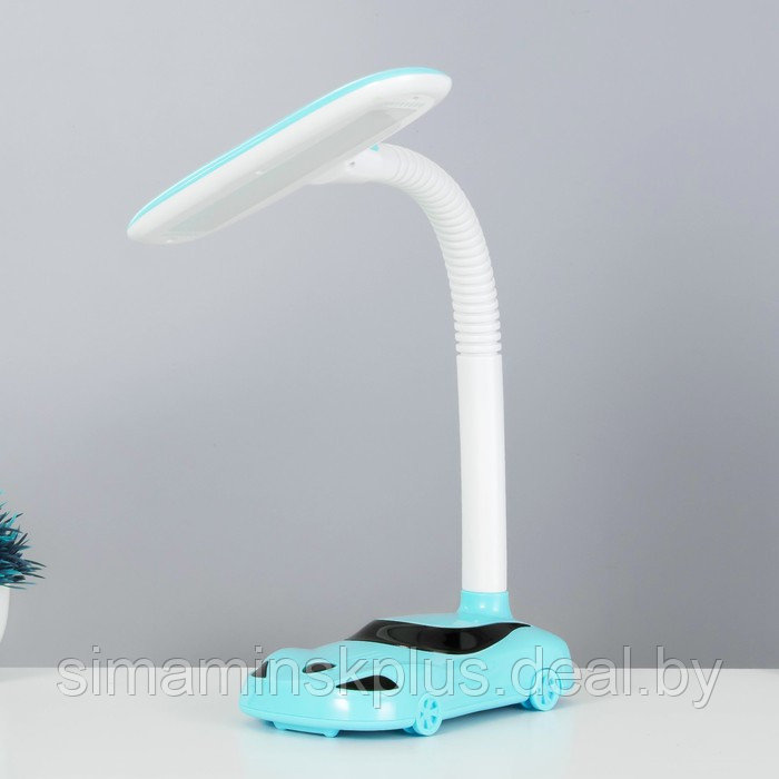 Настольная лампа "Машина" LED 4Вт голубой 19,5х23х47 см - фото 1 - id-p199848984