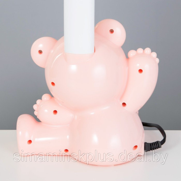 Настольная лампа "Мишка" LED 4Вт нежно-розовый 15х28,5х46 см - фото 8 - id-p199848989