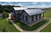 Кликфальц 0,45 Drap с пленкой на замках RAL 9005 черный, фото 2