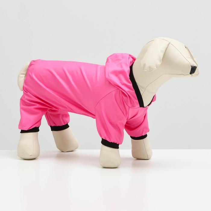 Комбинезон для собак, XS (дс - 18 см, ог - 30 см), розовый - фото 1 - id-p199380017