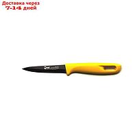 Нож кухонный IVO, цвет жёлтый, 6 см