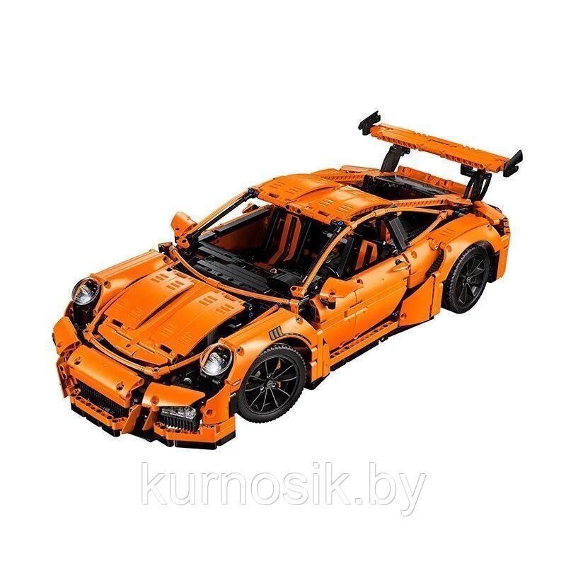 Конструктор T2056 King Автомобиль Porsche 911 GT3 RS, 2758 деталей - фото 2 - id-p199859003