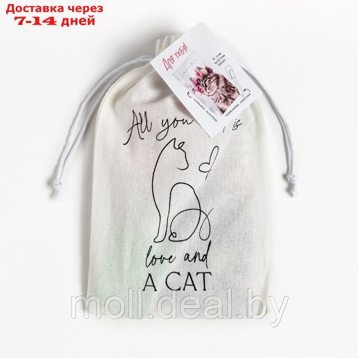 Набор подарочный Этель Flower cat: полотенце 40х73 см, лопатка - фото 7 - id-p199813990