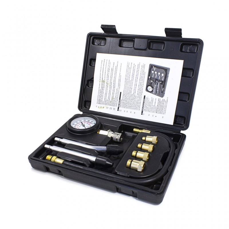 Компрессометр бензиновый Profi 8пр FORCEKRAFT, FK-908G1, в кейсе