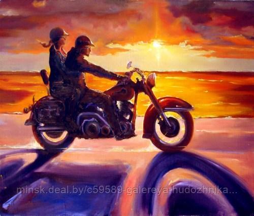 Постер мотоарт. Картины о мотоциклах - фото 1 - id-p199867122