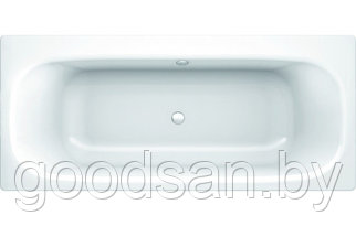 Стальная ванна UNIVERSAL DUO comfort 3,5 180x80 с ножками (слив по центру, комплект шумоизоляции)