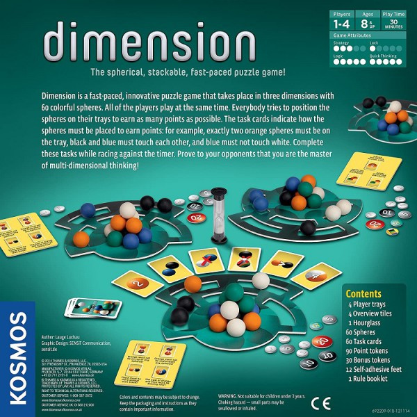 Настольная игра Dimension (Измерение. Игра на английском языке). Компания Kosmos - фото 3 - id-p199869379