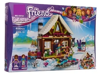 Конструктор Bela Friends 10731 "Горнолыжный курорт: шале" 408 деталей (аналог Lego Friends 41323)