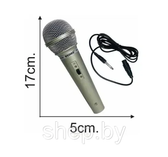 Проводной микрофон для караоке WEISRE DM-701 - фото 4 - id-p199869546