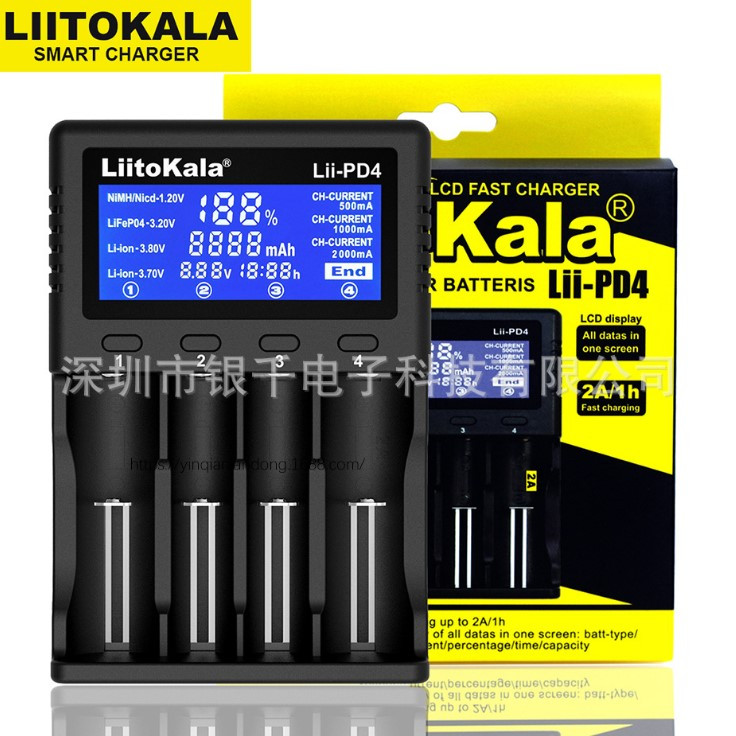 Зарядное устройство LiitoKala Lii-PD4 для аккумуляторов - фото 3 - id-p199873962