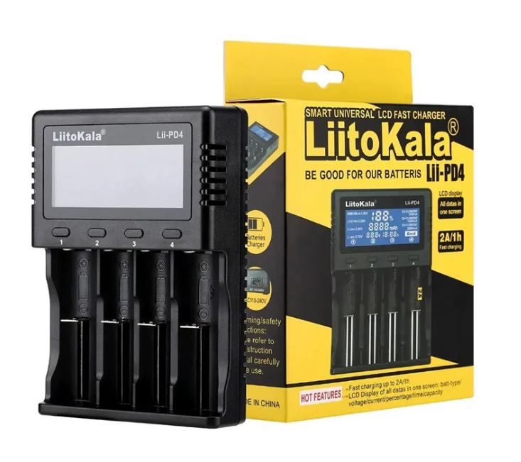 Зарядное устройство LiitoKala Lii-PD4 для аккумуляторов - фото 2 - id-p199873962