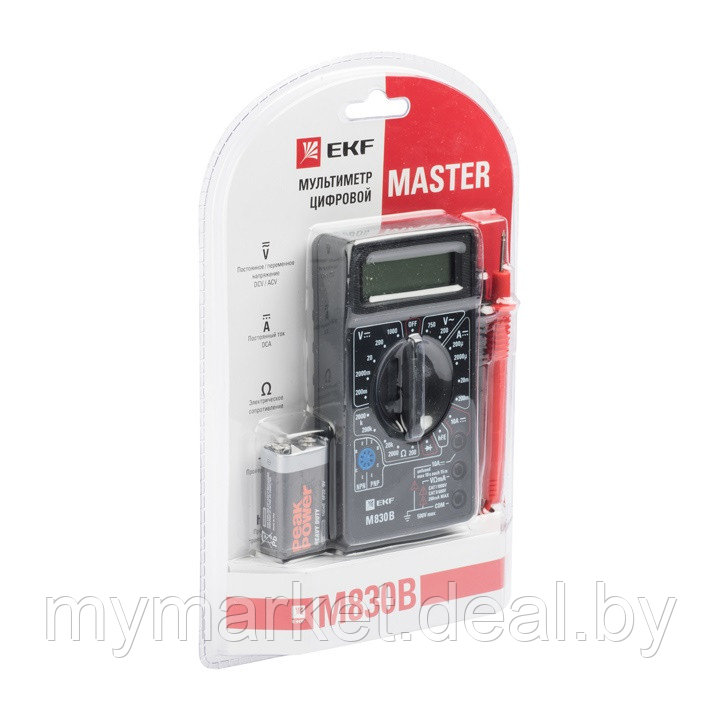Мультиметр цифровой M830B EKF Basic Master 1/60 - фото 5 - id-p199875300
