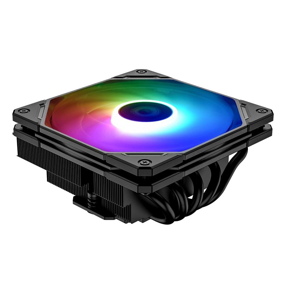 Кулер ID-Cooling IS-55 ARGB (LGA 1700/1200/1151/1150/1155/1156/AM5/AM4, низкопрофильный 55mm, 500-2000об/мин,