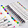 Двусторонние маркеры для скетчинга в сумке 60 штук, набор для детского творчества и рисования, фото 8