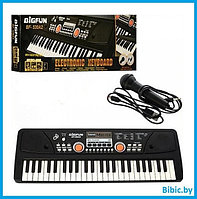 Детский синтезатор пианино 530A2 MP3 USB с микрофоном, детское пианино музыкальный инструмент для детей