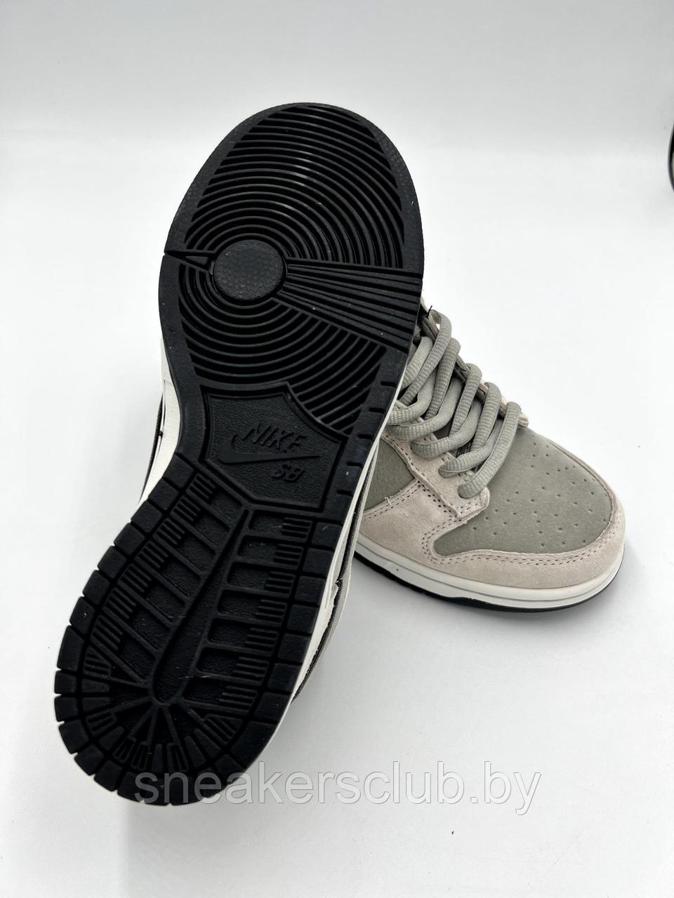 Кроссовки женские Nike SB Dunk low серо-черные / женские / подростковые - фото 7 - id-p199899764
