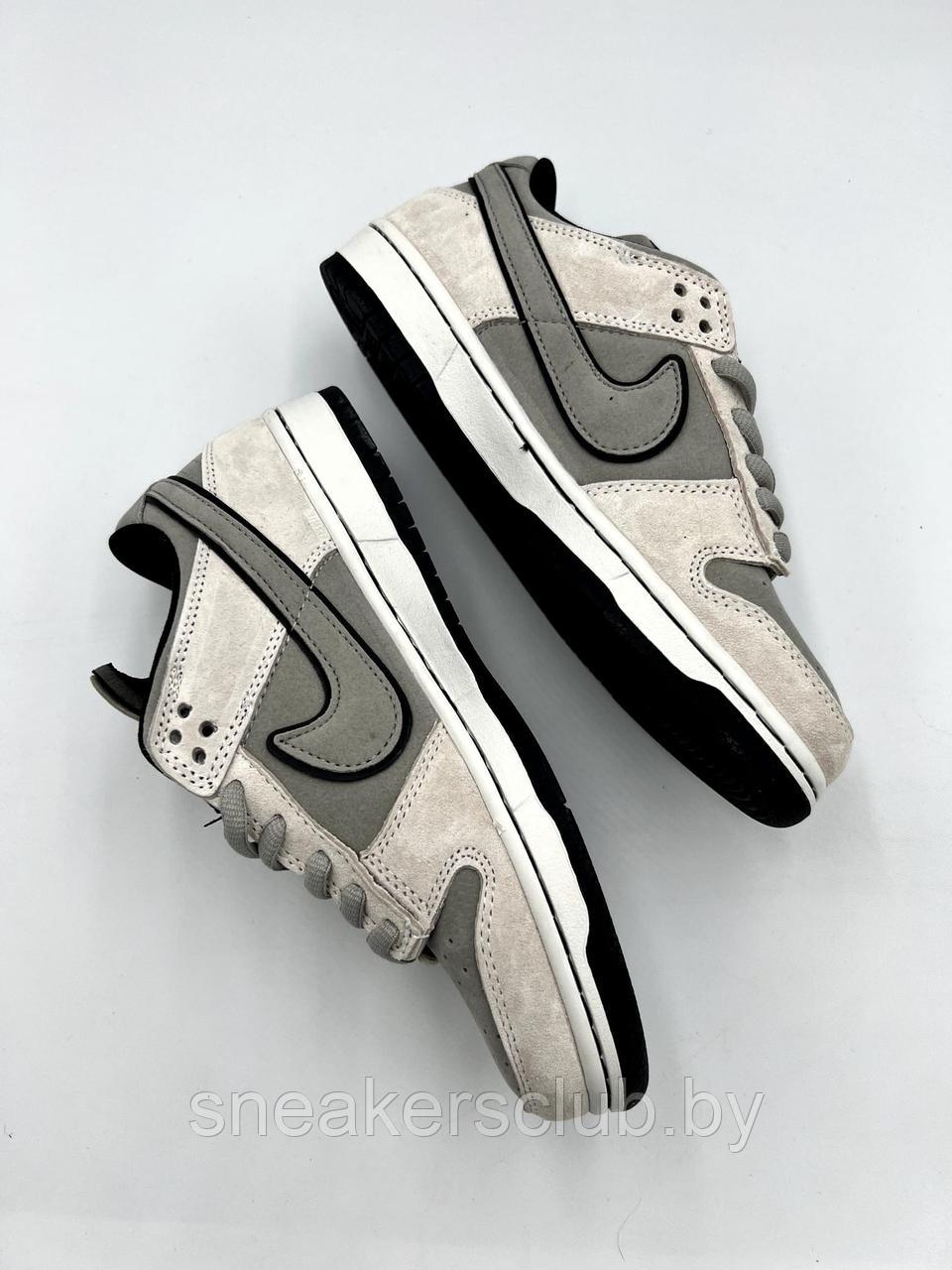 Кроссовки женские Nike SB Dunk low серо-черные / женские / подростковые - фото 5 - id-p199899764