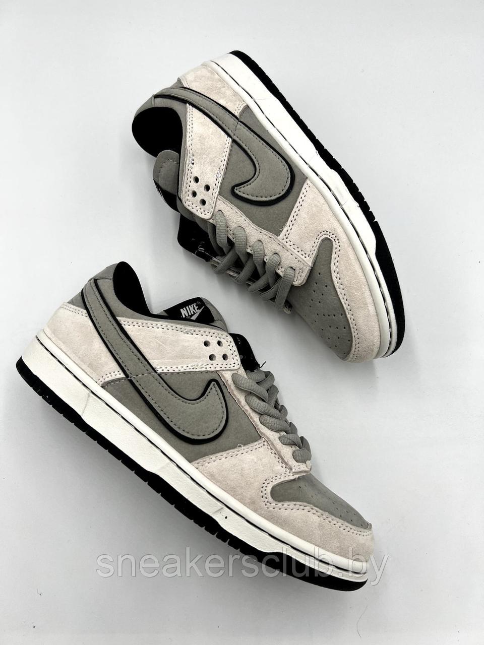 Кроссовки женские Nike SB Dunk low серо-черные / женские / подростковые - фото 6 - id-p199899764